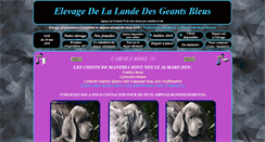 Desktop Screenshot of doguesallemandsbleus.fr